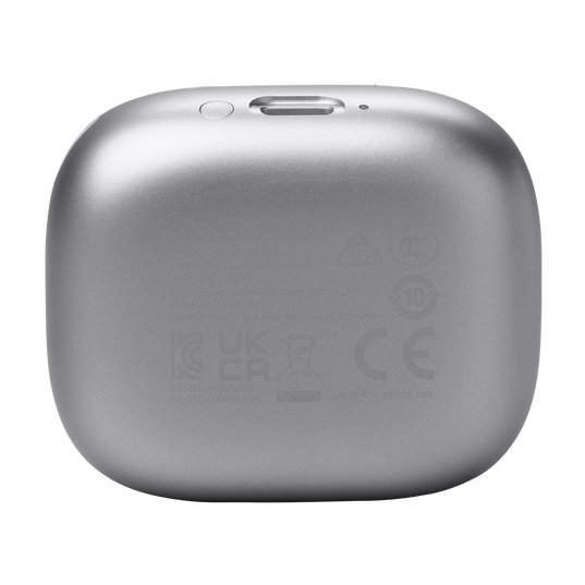 JBL Live Flex 3 - Silver - True wireless noise-cancelling open-stick earbuds - Detailshot 5